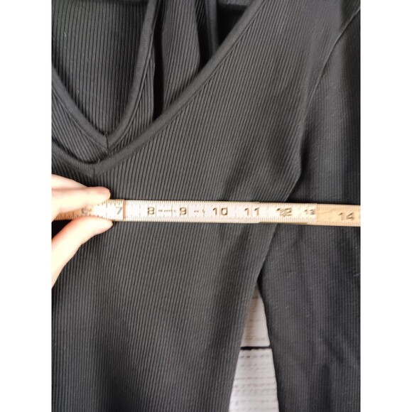 Citizens Of Humanity Sweater Women's Large Black Organic Cotton Long Sleeve - Picture 9 of 10